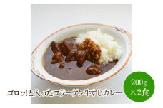 ゴロッ!と入ったコラーゲン牛すじカレー2食【001-0312】