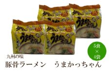 九州の味豚骨ラーメンうまかっちゃん20食セット【001-0332】