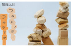 積み木 知育教育 おもちゃ つみにっかー&つみやすかー お片付け木箱付き 木製 杉材 玩具 知育玩具
