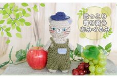 雑貨 ほっこり寄り添う あみぐるみの着せ替え セット ねこちゃん あみぐるみ