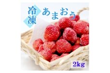 いちご 白木のいちご 旬のおいしさそのまま 冷凍 あまおう 2kg (500g×4P) イチゴ 苺 果物 デザート ※配送不可：沖縄・離島