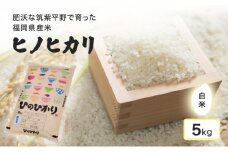 米 肥沃な筑紫平野で育った 福岡県産米 ヒノヒカリ 白米 5kg お米 コメ
