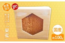 はちみつ 訳あり 巣蜜（約100g前後） 天然 国産 天然はちみつ 天然蜂蜜 天然ハチミツ 国産はちみつ 国産蜂蜜 国産ハチミツ 巣みつ 蜂蜜 ハチミツ 純蜂蜜 純ハチミツ フルーティー ハニー 限定 福岡 福岡県 小郡市