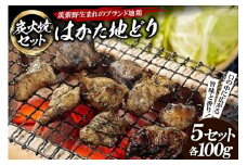 「はかた地どり」炭火焼セット [農事組合法人福栄組合 福岡県 筑紫野市 10003]