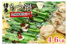 博多もつ鍋 セット (九州味噌仕立て) 4～6人前 [ベネフィス 福岡県 筑紫野市 21760998] 鍋 もつ鍋 モツ鍋 もつ モツ 味噌 みそ 博多 福岡 国産 国産牛 本場 ホルモン 冷凍