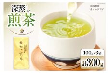 お茶 八女茶 深蒸し煎茶・極上 金　300g（100g×3袋） [Esprit 福岡県 筑紫野市 21760773] 茶 緑茶 深蒸し まろやか カテキン 前茶