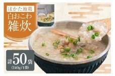 レトルト 白おこわ 雑炊 240g 50袋 計 12kg [エニクック 福岡県 筑紫野市 21760977] おこわ おかゆ ぞうすい 常温保存