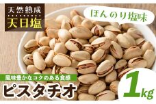 天然熟成天日塩 ピスタチオ(1kg)ピスタチオ 素焼きナッツ おつまみ おやつ 晩酌 常温 常温保存【ksg0085-C】【南国フルーツ】
