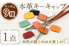 ＜ポスト投函・ランダム9色＞国産本革キーキャップ・鍵のカバー(1点)キーキャップ カバー ブラック キャメル レモン ペパーミント ナチュラル オレンジ ピーチ レッド ホワイト レザー 国産 日本製 革製品 男性 女性 レディース メンズ【ksg1705】【Zenis】