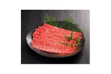 福岡県産・A5博多和牛もも赤身すき焼き・しゃぶしゃぶ用　600g(300g×2パック)_ 赤身 モモ 国産牛 お肉 牛肉 しゃぶしゃぶ 冷凍 送料無料 黒毛和牛 国産 九州産 福岡県産 産直 産地直送 A5 【1099717】