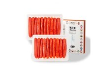 千曲屋辛子明太子(72時間熟成)　切子込み　ギフト規格　1kg(500g×2箱)_ 明太子 めんたいこ 辛子明太子 千曲屋 国産 博多めんたいこ 福岡 博多 産地直送 ブランド 冷凍 ご飯のお供 本場 切子 おつまみ 【1104709】
