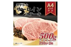 ＜毎月定期便＞＜A4～A5＞博多和牛サーロインステーキ 500g(250g×2枚)全12回【4002236】