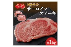 ＜A4～A5＞博多和牛サーロインステーキセット　1kg[250g×4枚]【1168510】
