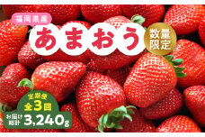 ＜発送月固定定期便＞福岡県産あまおう約270g×4パック全3回_ 定期便 イチゴ いちご 苺 フルーツ 果物 くだもの あまおう 人気 おすすめ 送料無料 ギフト 贈答 数量限定 福岡県 【4061046】