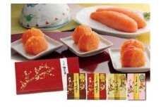 【一週間以内に発送】辛子明太子詰合せ4種×100g【梅花宴四味セット】【うめ屋】_HA0018