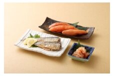 うまかもんセット（樽入り無着色辛子明太子「匠」・いか明太子・いわし明太子）【海千】_HA0345