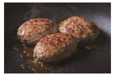 九州産黒毛和牛ハンバーグ 100g×10個【丸徳】_HA0393