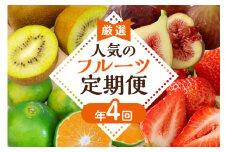 【定期便/年４回】旬の福岡フルーツ定期便【ほたるの里】_HB0087