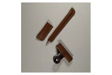 革職人が作るレザーボールペンカバー＆クリップセット【Cafe&Leather Dii】_HA0958