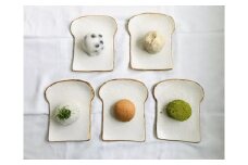 食パンの皿　ショートケーキサイズ　5枚セット【716】_HA0974