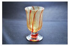 金彩冷酒杯 赤 HA-03-1【粋工房】_HA1630