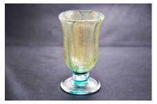 金彩冷酒杯 緑 HA-03-2【粋工房】_HA1631
