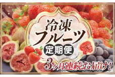 【3ヶ月連続お届け】人気の冷凍フルーツ定期便【JAほたるの里】_HB0191