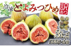 訳あり冷凍いちじく「とよみつひめ」3kg【JAほたるの里】_HA1678
