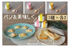 パンを美味しく　明太バター・明太ソイバター・明太ソイチーズ3種×２セット【ちかえフーズ】_HA1669	