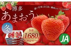 博多 あまおう 6パック（冬）【2024年12月上旬～2025年1月下旬発送予定】