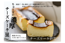 ちゅー太の濃厚チーズケーキ（黒） けーき  ちーず 福岡県産品 