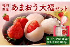 【アフター保証】あまおう大福セット【2025年12月上旬～2026年4月上旬発送予定】 いちご大福 イチゴ 苺 大福 白あん