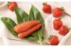 あまおう＆ふくや 味の明太子100g 苺 いちご イチゴ めんたいこ セット【2025年12月上旬～2026年3月下旬発送予定】