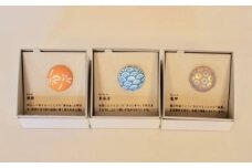 津屋崎ピンズ　３個セット（蜻蛉、青海波、亀甲）[G1280]