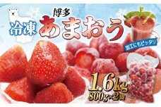 冷凍「博多あまおう」800g×2袋　計1.6kg[F4001a]