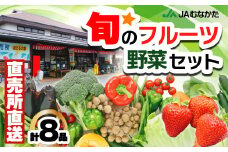 JAむなかた農産物直売所よりお届け！福津・むなかた旬の野菜と果物　計8品[G2275]