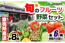 【年6回奇数月】福津・むなかた旬の野菜と果物定期便　計8品【随時開始】[G5380]