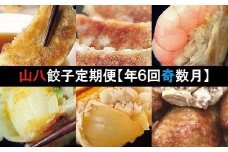 ぎょうざの山八★餃子定期便（年6回奇数月）【随時開始】[F7003]