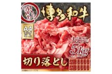 大容量！博多和牛切り落とし5kg（500g×10P）[G0097]