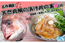 玄界灘産 天然真鯛漬け丼の素8人前（70g×8P）★1人前ずつ個包装[G0163]
