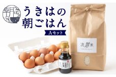 うきはの朝ごはん Aセット （米2kg・卵10個・醤油150ml） 米 こめ コメ お米 流川米 ヒノヒカリ 卵 平飼有精卵 平飼いたまご 醤油 しょう油 本醤油 朝ごはん 朝ご飯 朝食 卵かけご飯 目玉焼き 卵焼き セット 詰め合わせ 詰合せ お取り寄せ 福岡県 うきは市