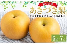 【先行予約】しゅうたの畑 希少品種 あきづき梨 6玉から7玉 【2025年9月上旬から9月中旬出荷予定】 梨 ナシ フルーツ 果物 うきは市
