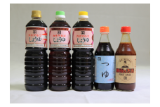 M183 カネマルゴの醤油とつゆ 焼き肉のたれセット