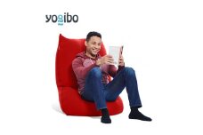 M234-3 ビーズクッション Yogibo Max Lite（ヨギボー マックスライト) レッド