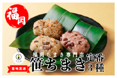『 竹千寿 ちまき 』 定番 笹ちまき 3種 9個 中華 鶏ごぼう 赤飯 M661-1 | 中華ちまき おこわ 笹おこわ 個包装 冷凍おにぎり おにぎり お取り寄せ 贈り物 内祝 お返し お祝い  おこわギフト グルメ 冷凍 ちまきギフト おこわセット 福岡 宮若