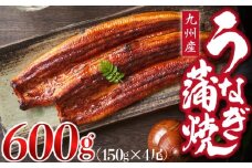 ＜いろは＞うなぎ蒲焼 国産 150g × 4尾 (有頭)　[M778-2] ウナギ 鰻 炭火焼き ふっくら 肉厚 うな重 ランキング 土用の丑の日 鹿児島県 人気 オススメ 宮若市