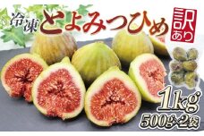 M871 【訳あり】冷凍いちじく「博多とよみつひめ」 1kg (500g×2パック)