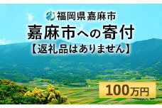 【ふるさと納税】嘉麻市への寄付 100万円（返礼品はありません）