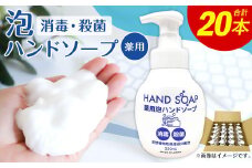 【数量限定】 薬用泡 ハンドソープ 250ｍl×20本 手洗い 洗浄 殺菌 消毒 泡タイプ 福岡県 嘉麻市