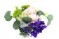 【6回定期便】★★★届いたら、いつもの花瓶に入れるだけ！簡単管理の おしゃれ ブーケ ♪初回 花瓶 付き、毎回延命剤付き！！